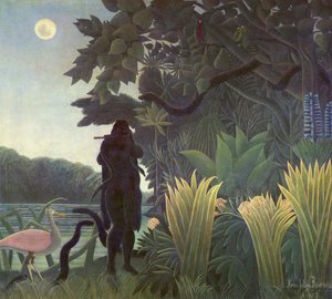 ヘビ使い 作： Henri Rousseau